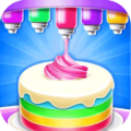 迷你小镇做蛋糕